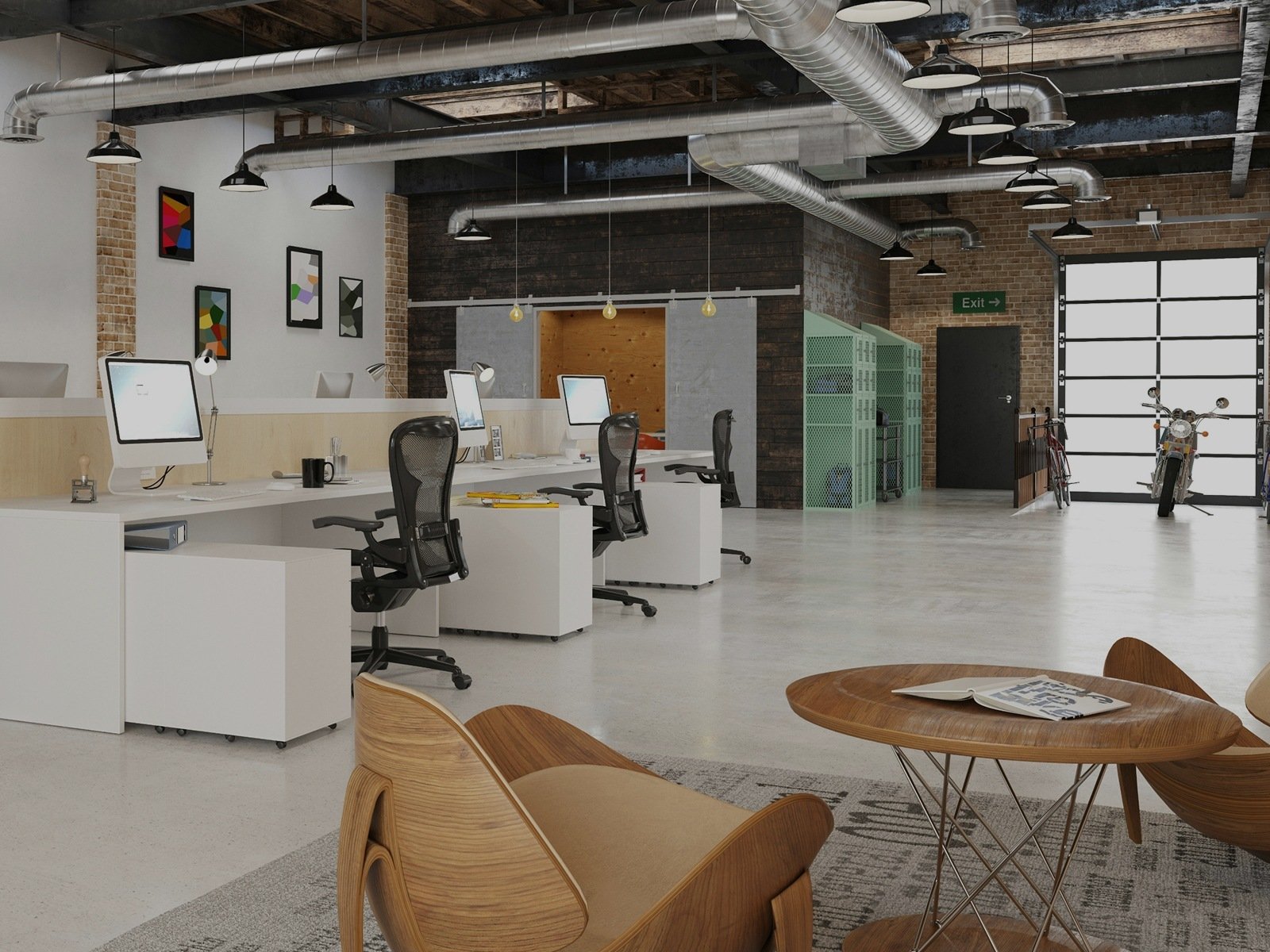 Modern office space providing a fresh scent experience and inviting atmosphere