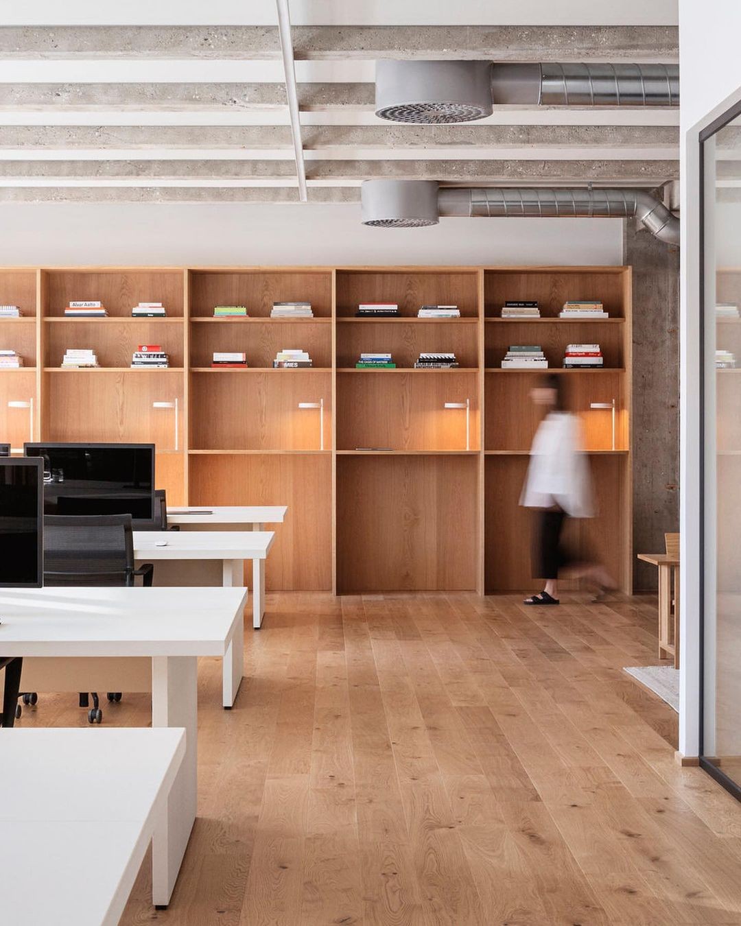 Employees working in office space with pleasant scent experience enhancing productivity and atmosphere