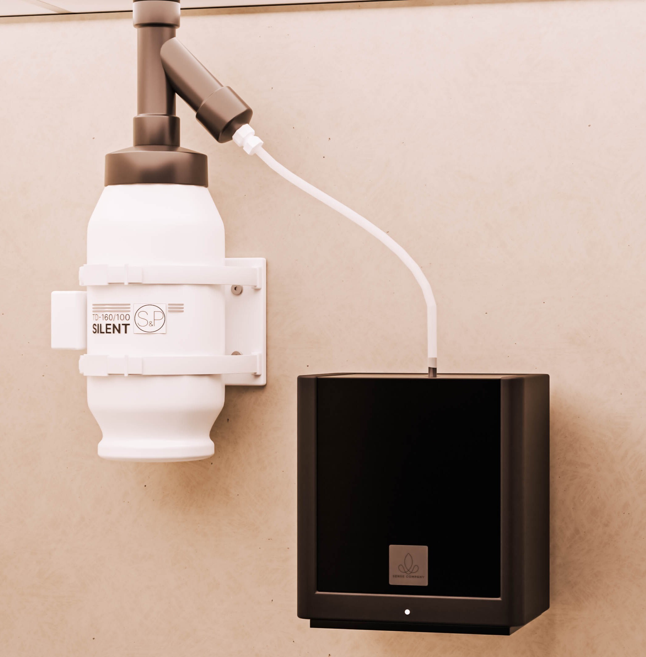  Professional installation of our scent system in a space for high-quality scent experience