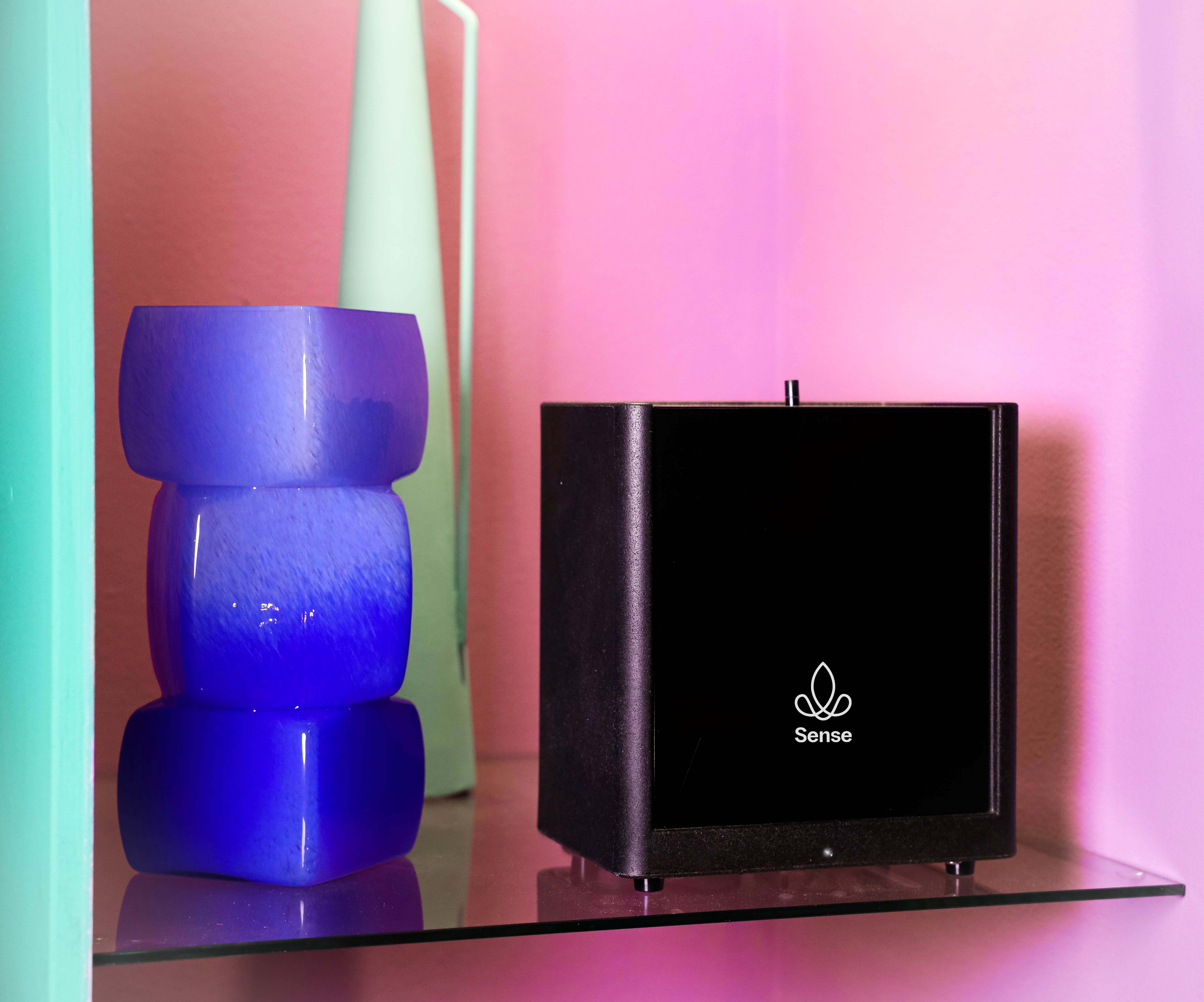 Professional scent system strategically placed in a commercial space, ensuring consistent scent distribution via our scent system.