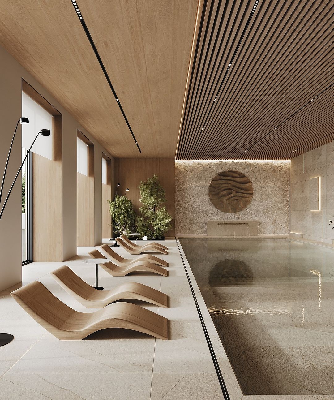 Wellness space with relaxing scent experience provided by our scent system for optimal atmosphere and comfort