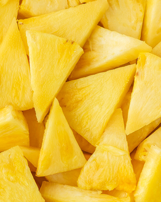 Tropical pineapple ingredient for luxury scent experience in hair and beauty salons