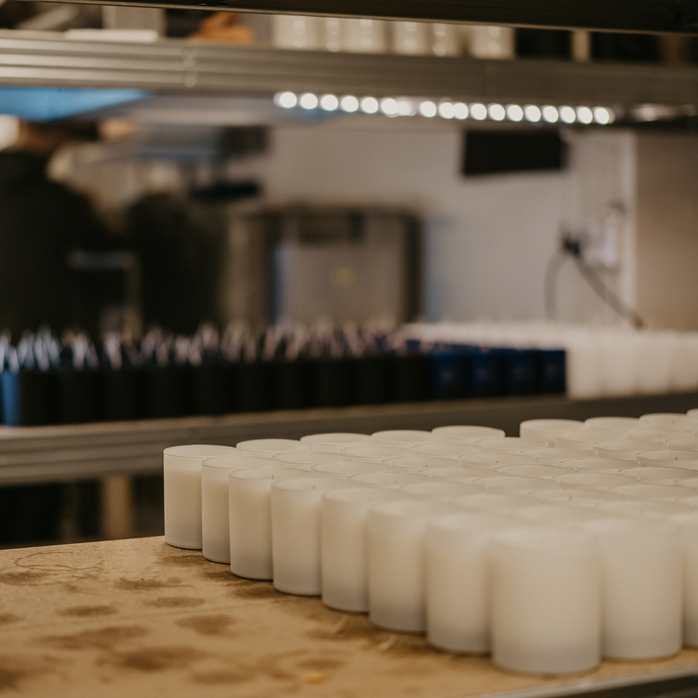 Private Label scented candles production