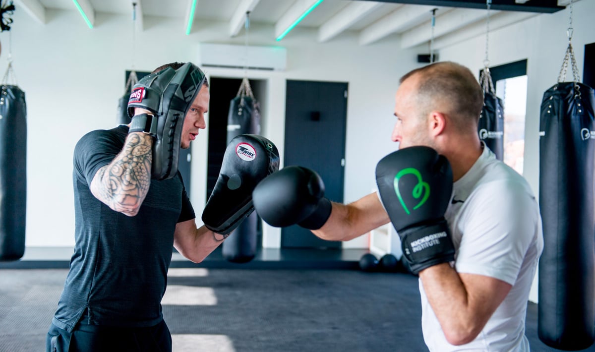 Das Gefühl der Sauberkeit im Kickboxing Institute